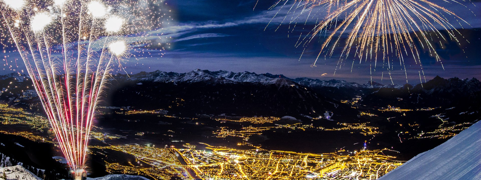 Feuerwerk auf der Nordkette