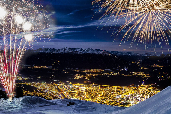 Feuerwerk auf der Nordkette