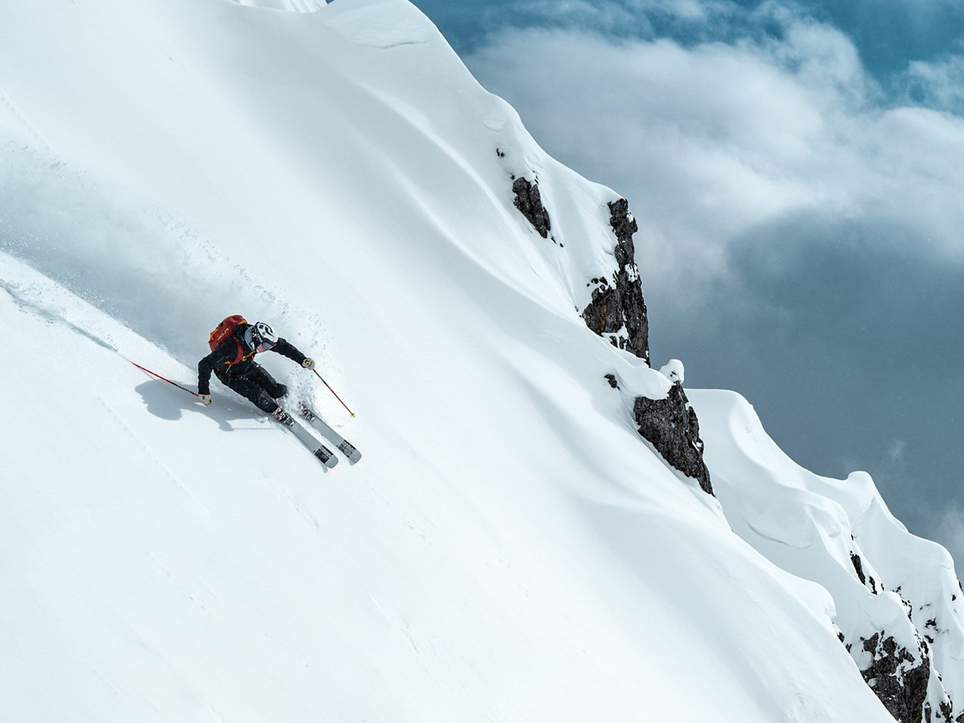 Skifahrer auf der Nordkette