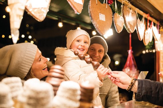 Strahlende Kinderaugen beim Christkindlmarkt Innsbruck