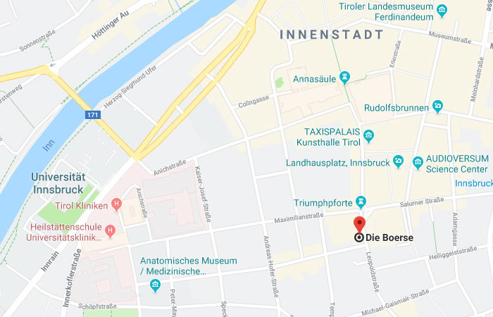 Die Börse Karte Map 