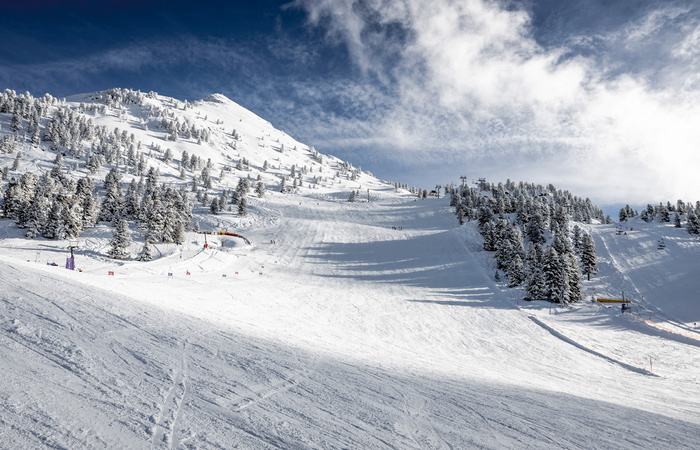 Skipisten in Hochötz 