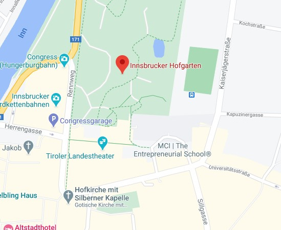 Hofgarten Karte Map 